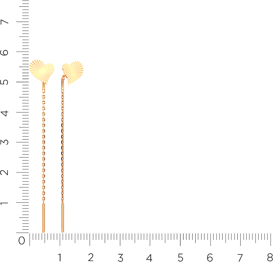 Изображение товара Серьги из розового золота ZORKA 3900181.9K.R.ZZ