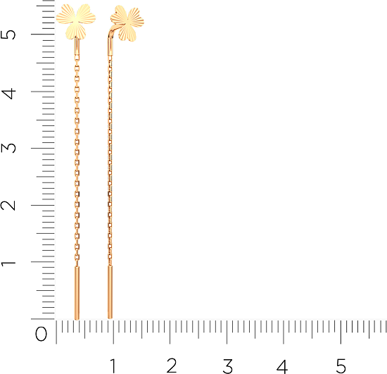 Изображение товара Серьги из розового золота ZORKA 3900176.9K.R.ZZ