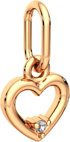 Изображение товара Подвеска из розового золота ZORKA 440254-9K (с фианитом)