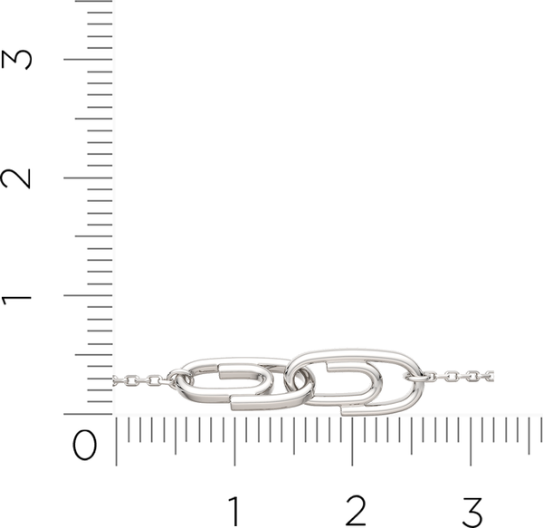 Изображение товара Браслет из серебра ZORKA 0650023 (18см)
