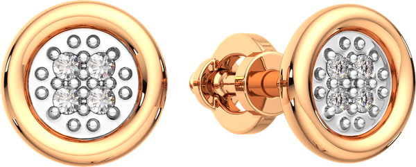 Изображение товара Серьги из розового золота ZORKA 3D00253.9K.R.ZZ (с бриллиантами)
