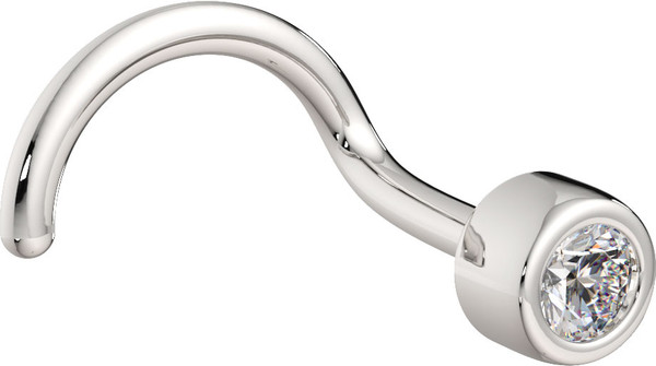 Изображение товара Пирсинг из серебра ZORKA 0710020 (с фианитом)