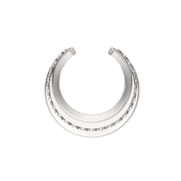 Изображение товара Моносерьга из серебра ZORKA 03101089 (с фианитами)