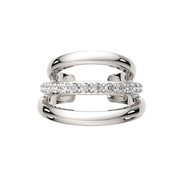 Изображение товара Моносерьга из серебра ZORKA 03101089 (с фианитами)