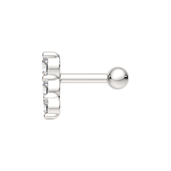 Изображение товара Пирсинг из серебра ZORKA 0710014.ZZ (с фианитами)