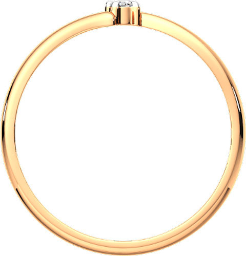 Изображение товара Кольцо из розового золота ZORKA 2101026.14K.R.ZZ (р.16.5, с фианитом)