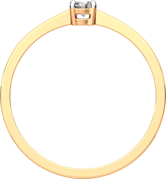 Изображение товара Кольцо из розового золота ZORKA 2101132.14K.R.ZZ (р.16, с фианитом)