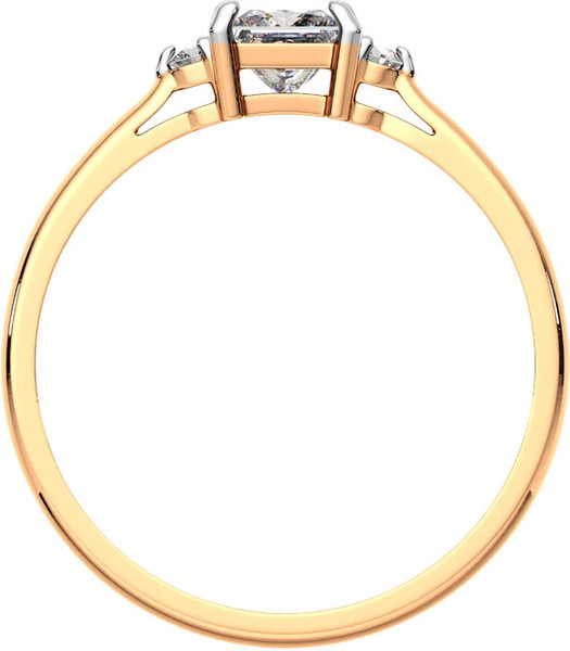 Изображение товара Кольцо из розового золота ZORKA 2101135.14K.R (р.17.5, с фианитами)