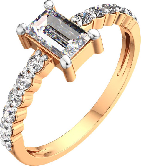 Изображение товара Кольцо из розового золота ZORKA 2101259.14K.R (р.17.5, с фианитами)