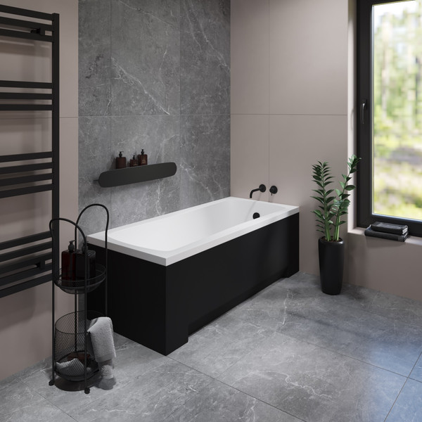 Изображение товара Ванна акриловая Lauter Bianca 150 / 21207150 (с каркасом и сифоном 21Y32000 хром)