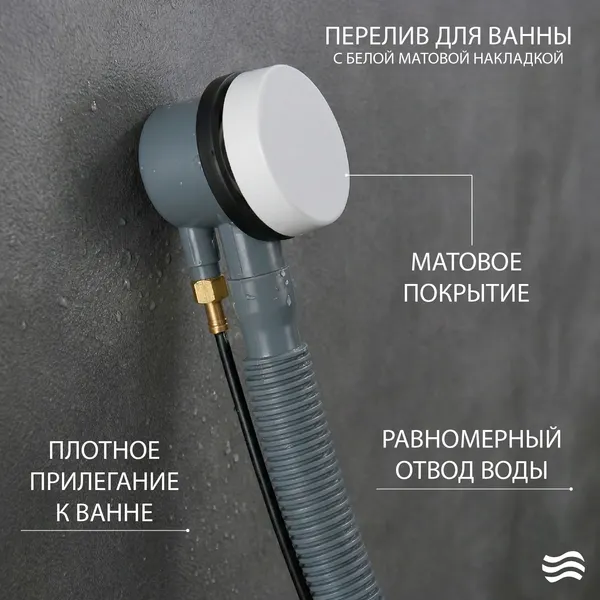 Изображение товара Ванна акриловая Lauter Bianca 150 / 21207150 (с каркасом и сифоном 21Y32002 белый)