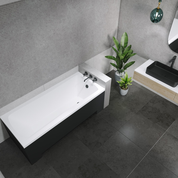 Изображение товара Ванна акриловая Lauter Bianca 150 / 21207150 (с каркасом и сифоном 21Y32002 белый)