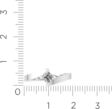 Изображение товара Кольцо из серебра ZORKA 0210232 (р.17, с фианитом)