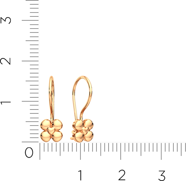 Изображение товара Серьги из розового золота ZORKA 300352.14K.R.ZZ