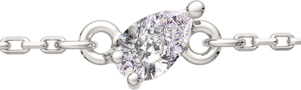 Изображение товара Браслет из серебра ZORKA 0640014 (20см, с фианитом)