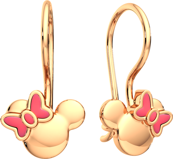 Изображение товара Серьги из розового золота ZORKA 300366.14K.R.ZZ (с эмалью)