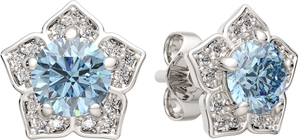 Изображение товара Серьги из серебра ZORKA 03S4029.ZZ (с топазами и фианитами)