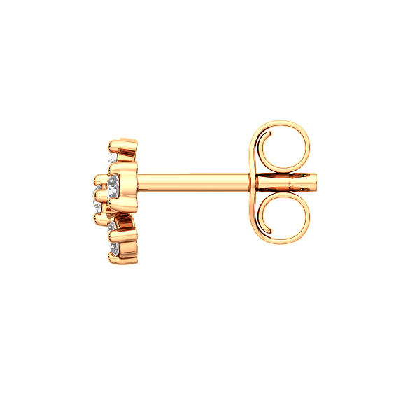 Изображение товара Серьги из розового золота ZORKA 310102/1 (с фианитами)