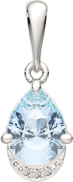 Изображение товара Подвеска из серебра ZORKA 04S4097.ZZ (с топазом и фианитами)