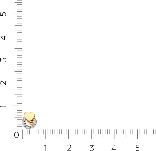 Изображение товара Серьги из розового золота ZORKA 3101176.14K.R.ZZ (с фианитами)