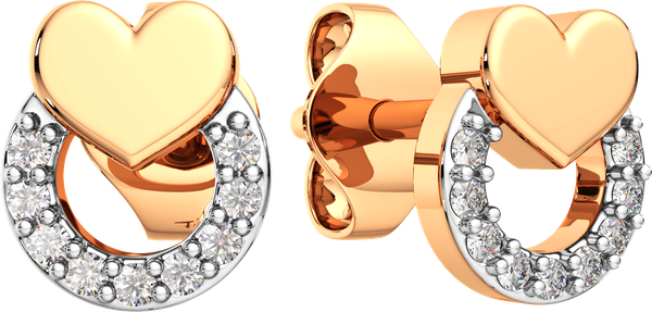 Изображение товара Серьги из розового золота ZORKA 3101176.14K.R.ZZ (с фианитами)