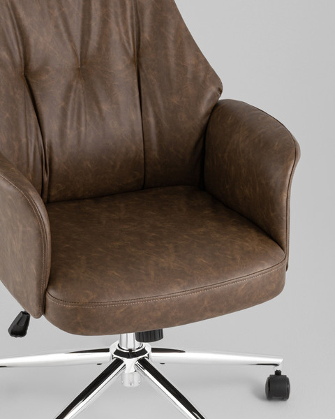 Изображение товара Кресло офисное TopChairs Neoma (коричневый)