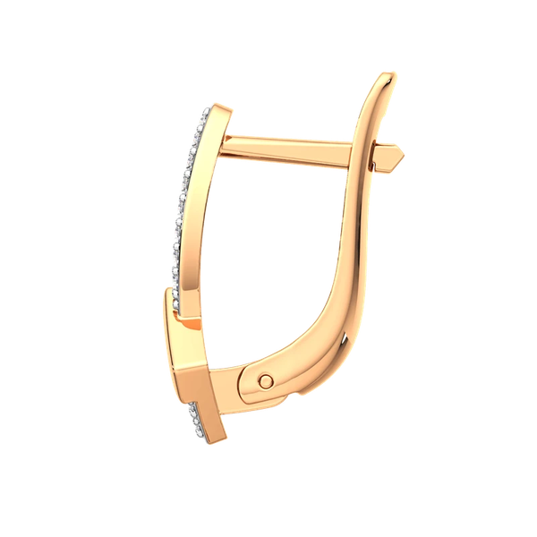 Изображение товара Серьги из розового золота ZORKA 3101581.14K.R (с фианитами)