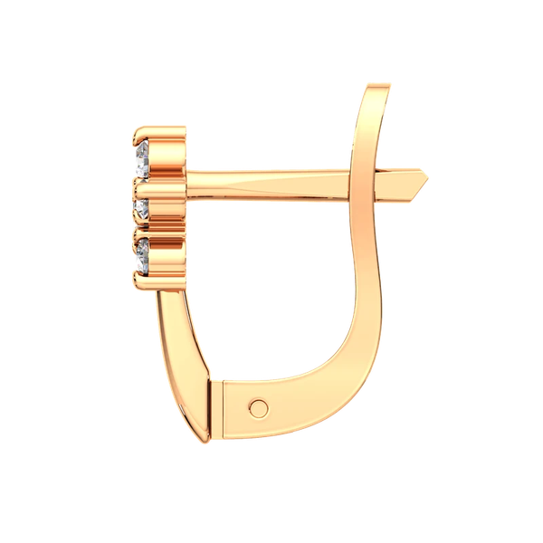 Изображение товара Серьги из розового золота ZORKA 3101616.14K.R (с фианитами)