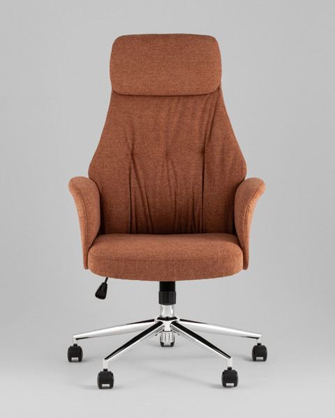 Изображение товара Кресло офисное TopChairs Neoma (терракотовый, ткань)