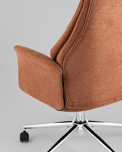 Изображение товара Кресло офисное TopChairs Neoma (терракотовый, ткань)
