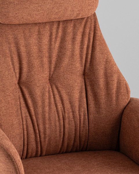 Изображение товара Кресло офисное TopChairs Neoma (терракотовый, ткань)