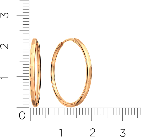 Изображение товара Серьги из розового золота ZORKA 371201/2