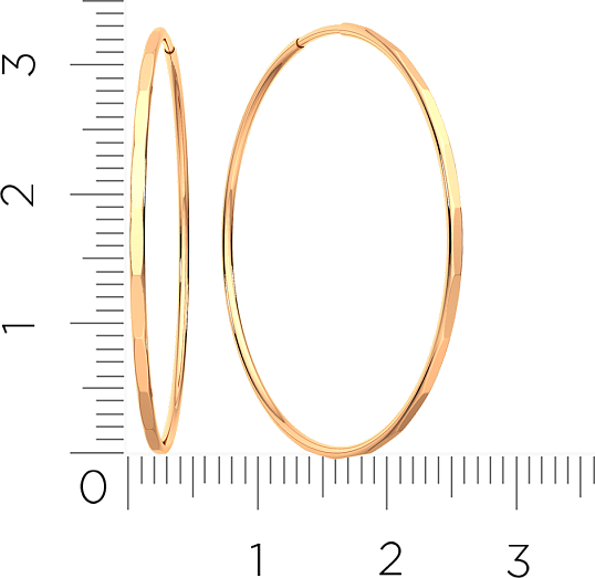 Изображение товара Серьги из розового золота ZORKA 371201/3