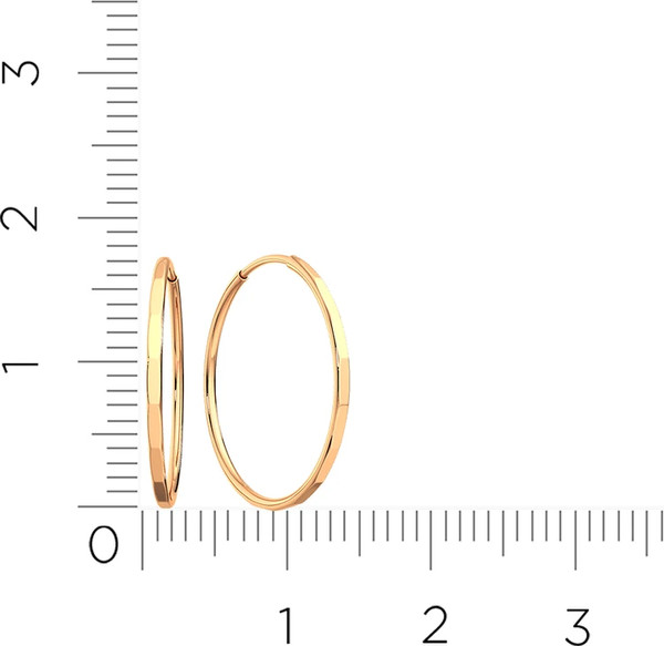 Изображение товара Серьги из розового золота ZORKA 371209/1.14K.R