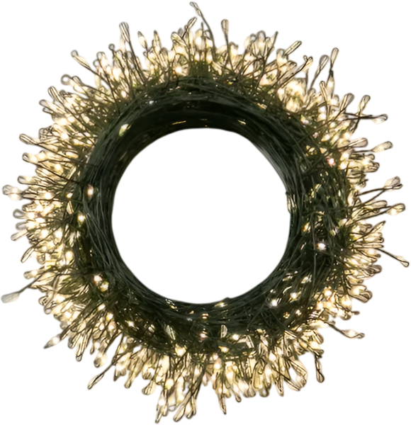 Изображение товара Светодиодная мишура Neon-Night Роса Фейерверк 303-496 (40м, теплый белый)