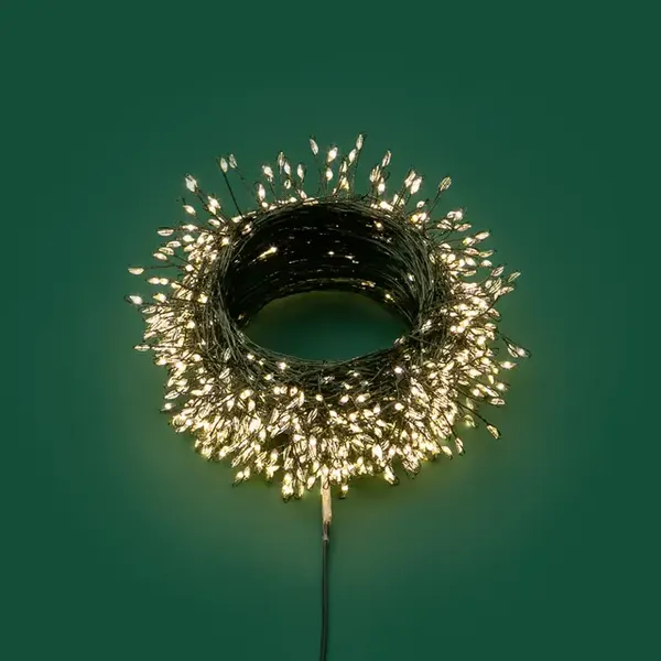 Изображение товара Светодиодная мишура Neon-Night Роса Фейерверк 303-496 (40м, теплый белый)