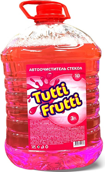 Изображение товара Жидкость стеклоомывающая Химик Tutti Frutti -10 / 66100306 (3л)