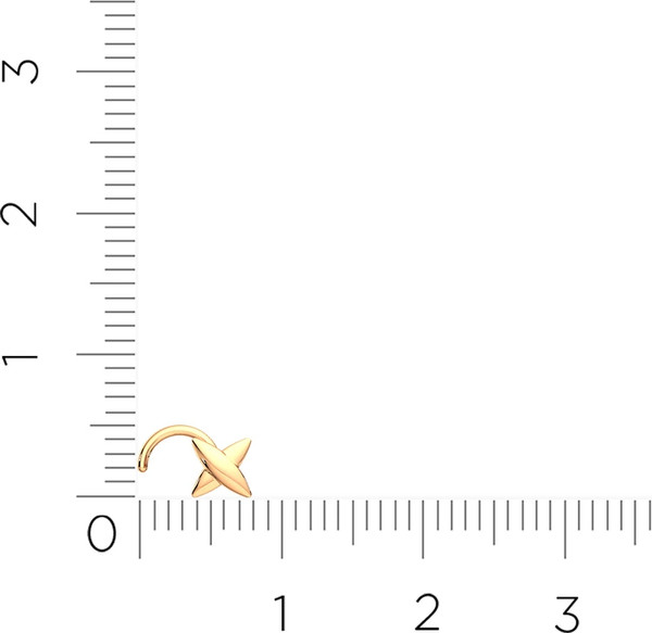 Изображение товара Пирсинг из розового золота ZORKA 700013.14K.R