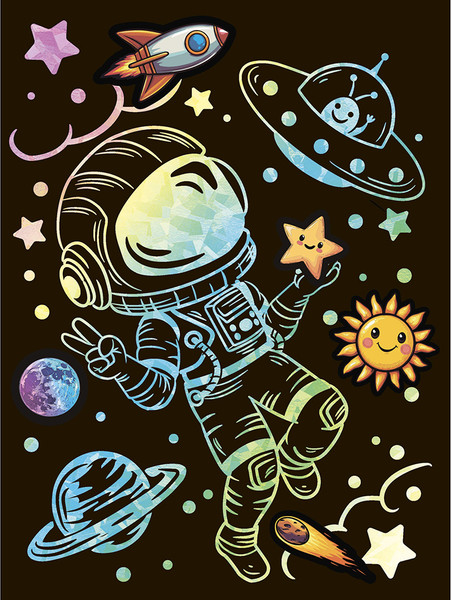 Изображение товара Гравюра Lori Космонавт Гр-774