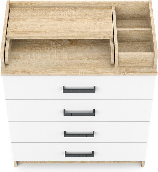 Изображение товара Комод пеленальный Атон Marvin (дуб сонома/белый)
