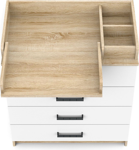 Изображение товара Комод пеленальный Атон Marvin (дуб сонома/белый)