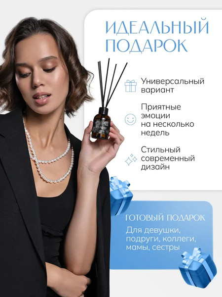 Изображение товара Аромадиффузор MYMEROMI Хлопок (50мл)