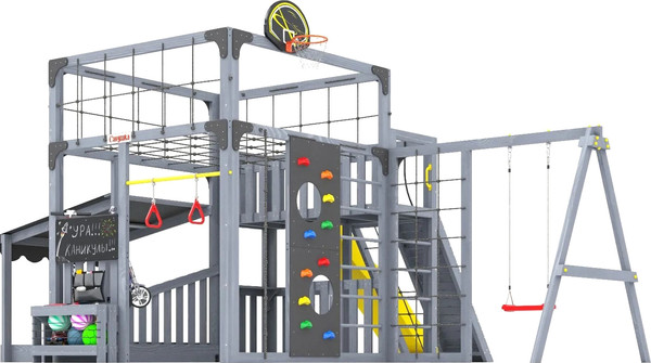 Изображение товара Игровой комплекс Савушка Куб–5 / С-КУБ-05-С (серый)