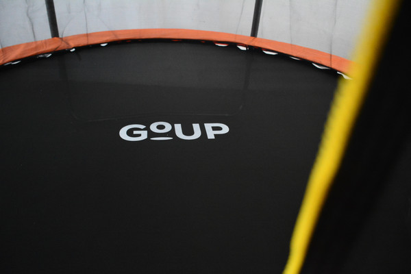 Изображение товара Батут GoUP Elite 8FT (с сеткой и лестницей, оранжевый)