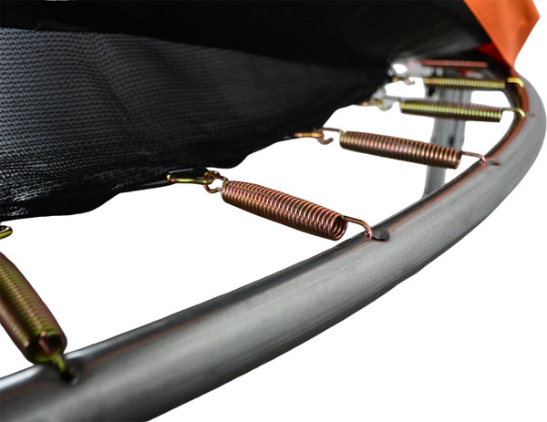 Изображение товара Батут GoUP Elite 8FT (с сеткой и лестницей, оранжевый)