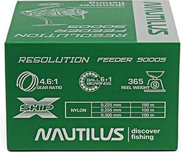 Изображение товара Катушка безынерционная NAUTILUS Resolution Feeder 5000S / 16-92314642