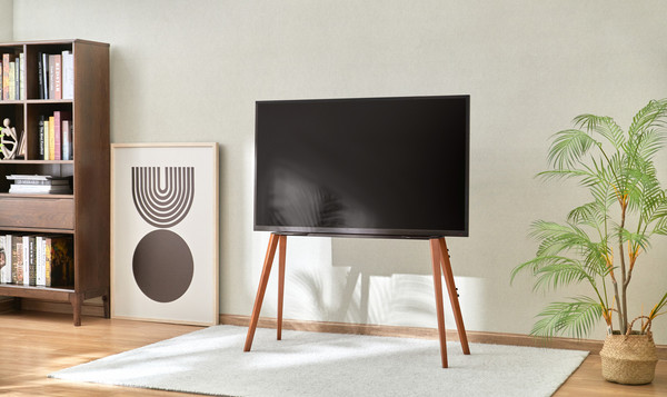 Изображение товара Стойка для ТВ/аппаратуры Cactus CS-ST3646BKWN (черный/орех)