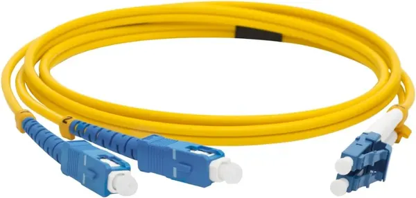Изображение товара Кабель Lanmaster LAN-2LC-2SC/SU-2.0 (2м, желтый)