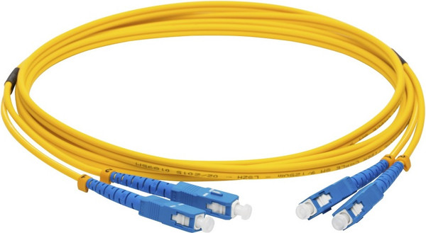 Изображение товара Кабель Lanmaster LAN-2SC-2SC/SU-1.0 (1м, желтый)