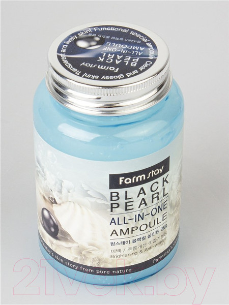 Изображение товара Сыворотка для лица FarmStay Многофункциональная ампульная с черным жемчугом (250мл)